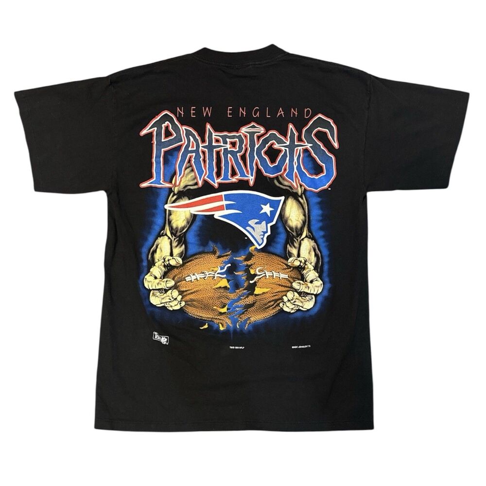 Vintage 1994 Magic Johnson T’s New England Patriots Shirt Sz M 90s Single Stitch